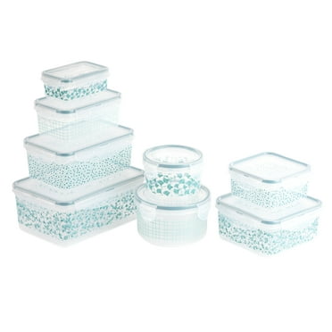 Thyme & Table 16PC Food Storage Container Set, Floral