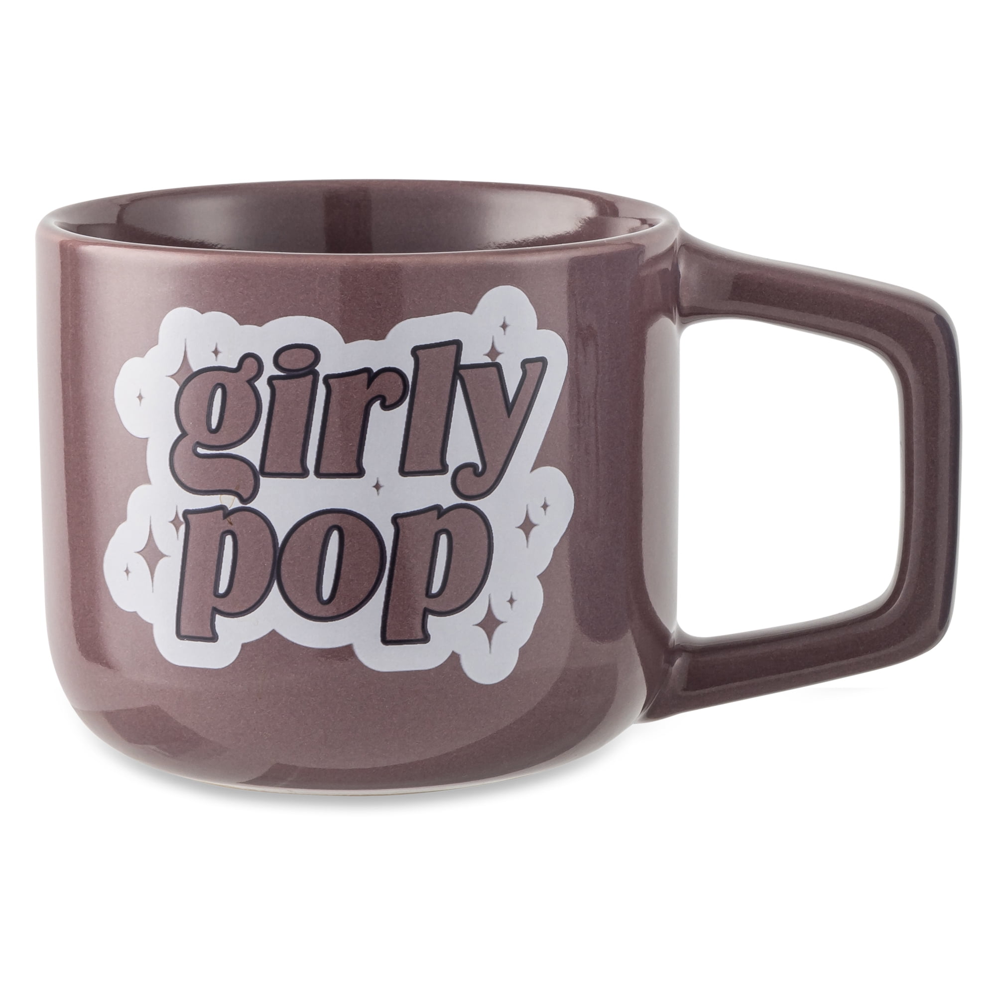 Thyme & Table Girly Pop Purple Mug 13.8 fl oz, Stoneware