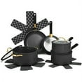 thumbnail image 1 of Thyme & Table 12-Piece Non-Stick Granite Cookware Set, Pots and Pans Set - Gunmetal, 1 of 8