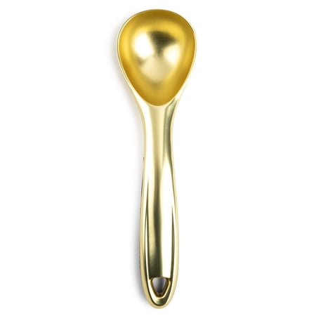 Thyme & Table Ice Cream Scoop with Brushed Gold Finish and Comfortable Grip
