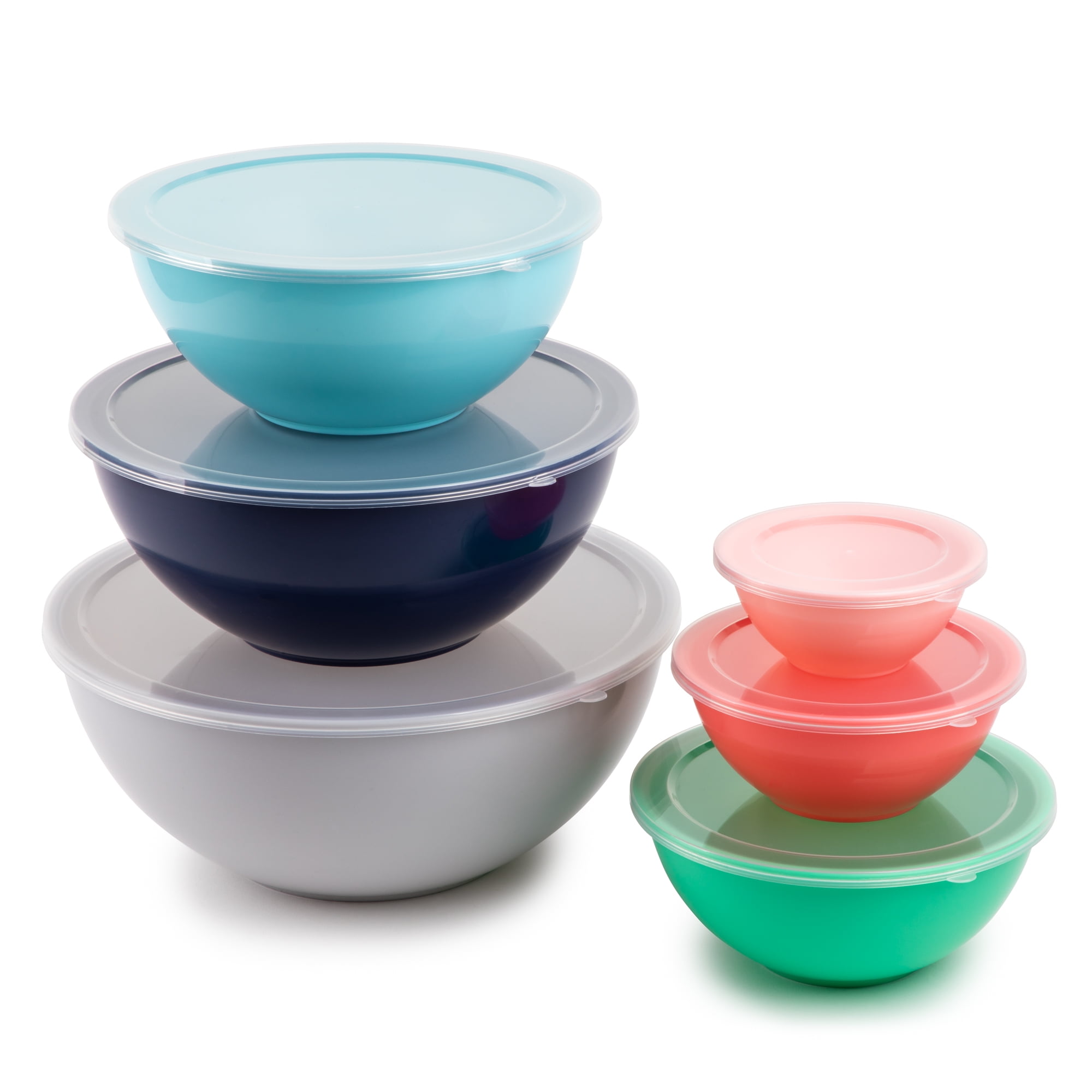 Thyme & Table Kitchen Food Prep And Storage Bowls With Lids, 12 Piece Set