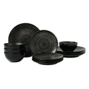 Thyme & Table Maddox 12-Piece Stoneware Dinnerware Set