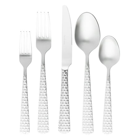Thyme & Table Medallion 20-Piece Stainless Steel Flatware Set, Service for 4