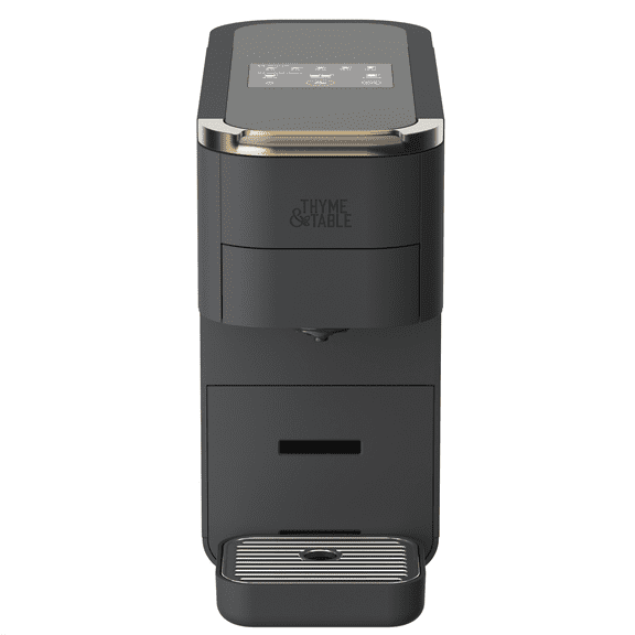 Thyme & Table Universal Single-Serve Coffee and Espresso Maker, Slate Grey