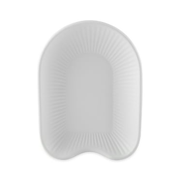 Thyme & Table New Ribbed Ceramic Spoon Rest, White