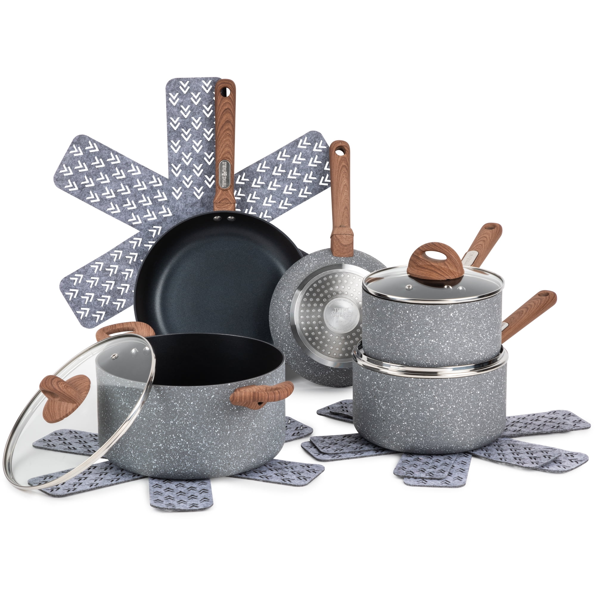 Thyme & Table Pots and Pans Felt Protectors, 3-Piece Set - Walmart.com