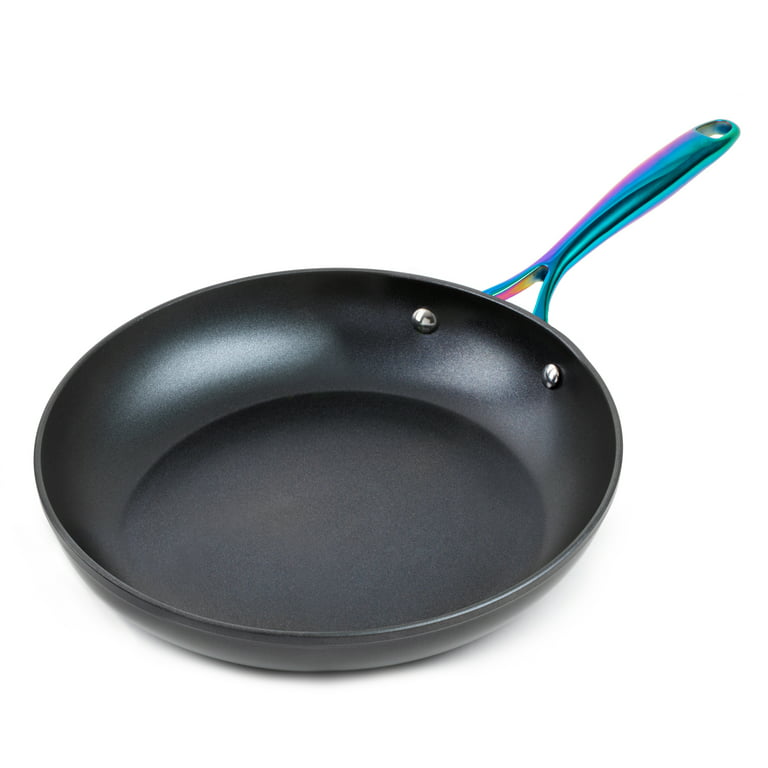 Thyme & Table Non-Stick 12 Rainbow Fry Pan with Stainless Steel