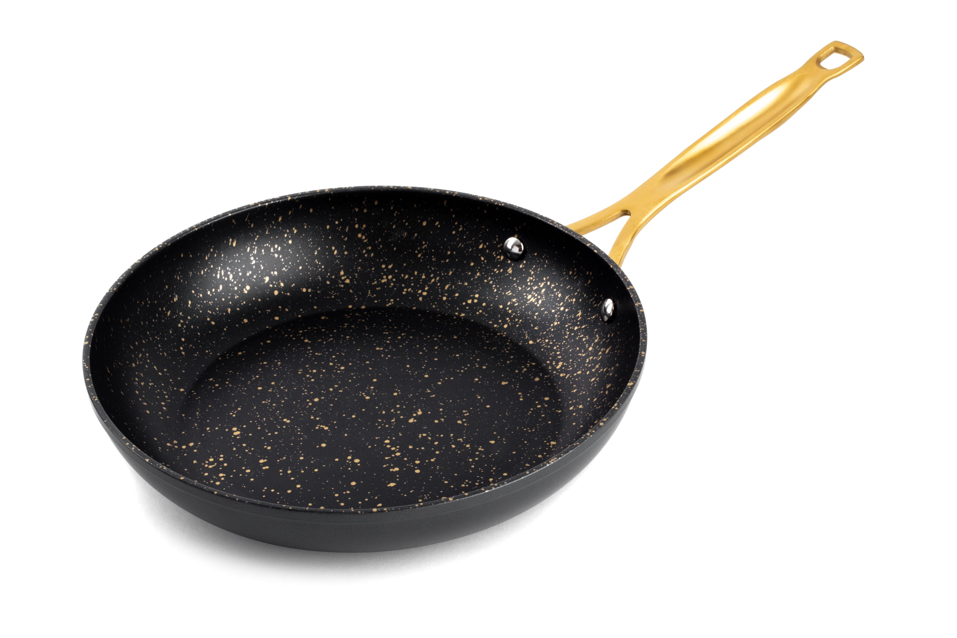 Thyme & Table Nonstick Black and Gold Speckled 11" Fry Pan