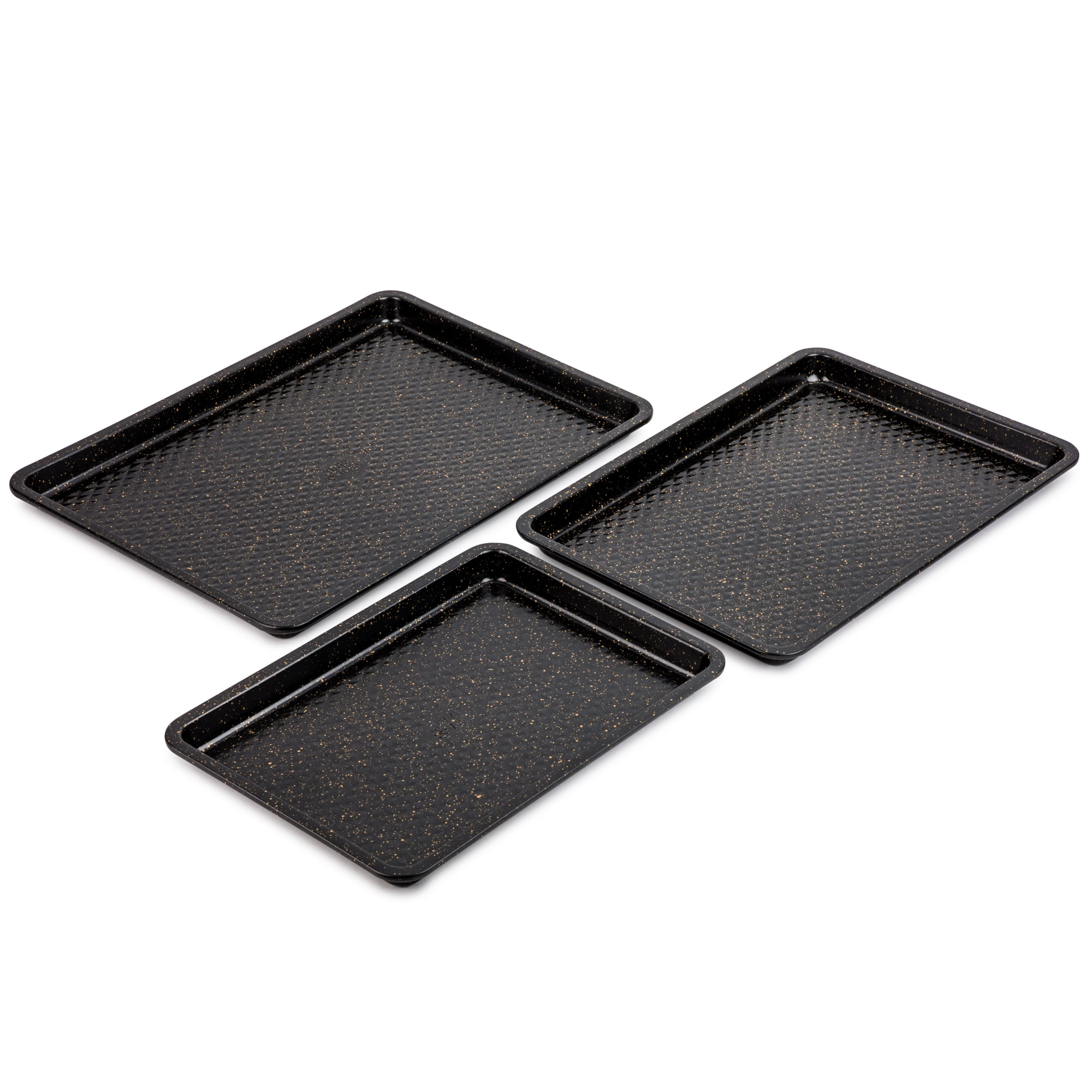 Thyme&Table Nonstick Sheet Pan - Black - 3 Pieces