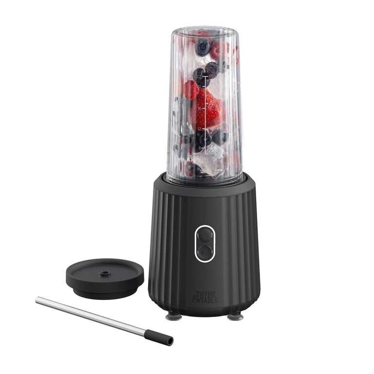 Thyme & Table 900 W 25 oz Single Serve Blender with Tritan Vessel