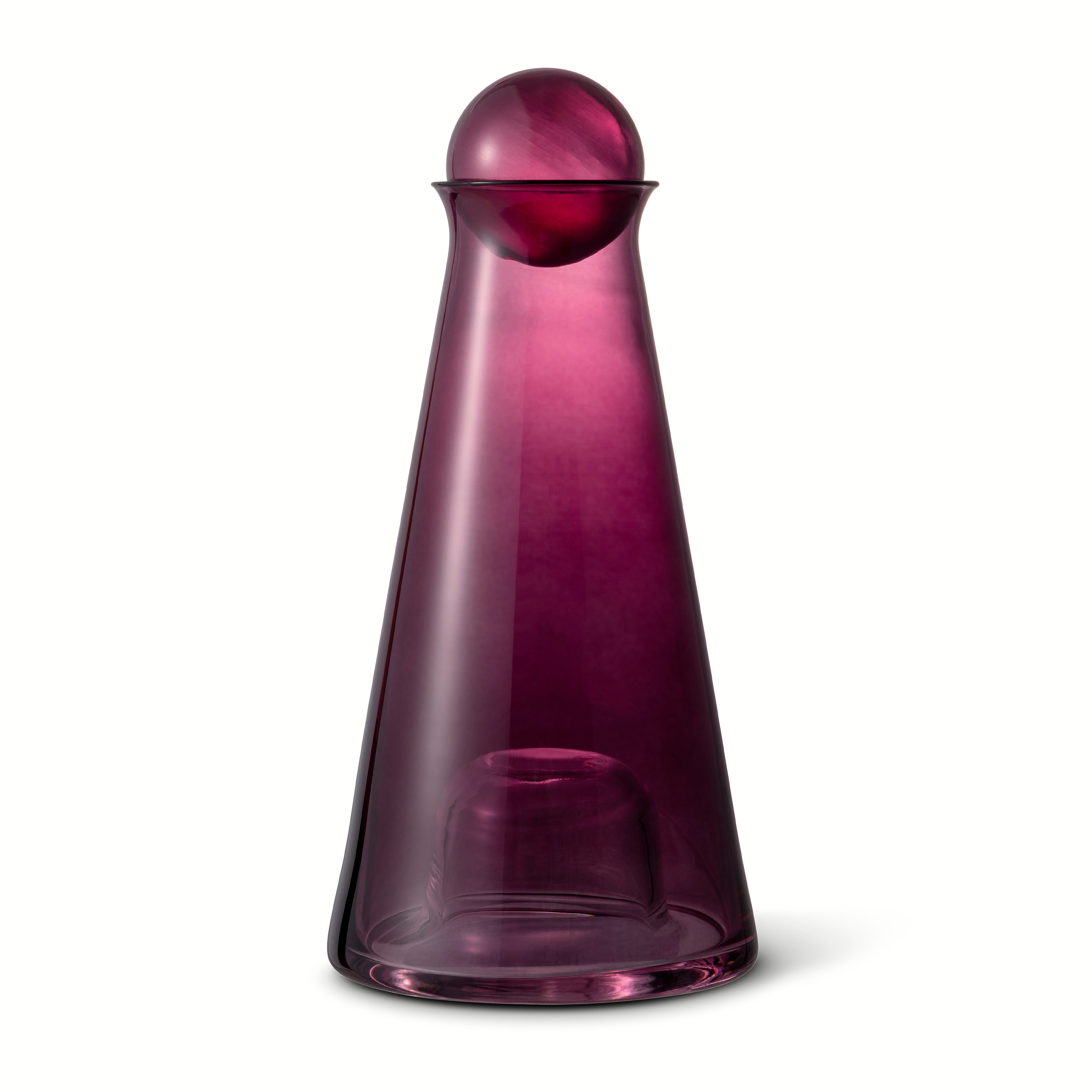 Thyme & Table 30 fl oz Magenta Sphere Carafe with Stopper - Walmart.com