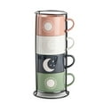 thumbnail interactive-video image 1 of Thyme & Table Stackable Ceramic Coffee Mug, 11 fl oz, 4-Pack, 1 of 8