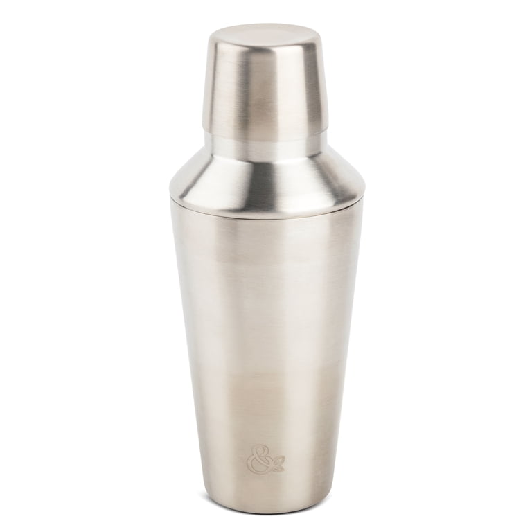 Thyme & Table Stainless Steel Cocktail Shaker 18 oz, Durable Bar Tool