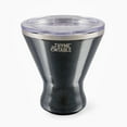 thumbnail image 1 of Thyme & Table 9oz Stainless Steel Martini Tumbler with Push Lid, Black, 1 of 6