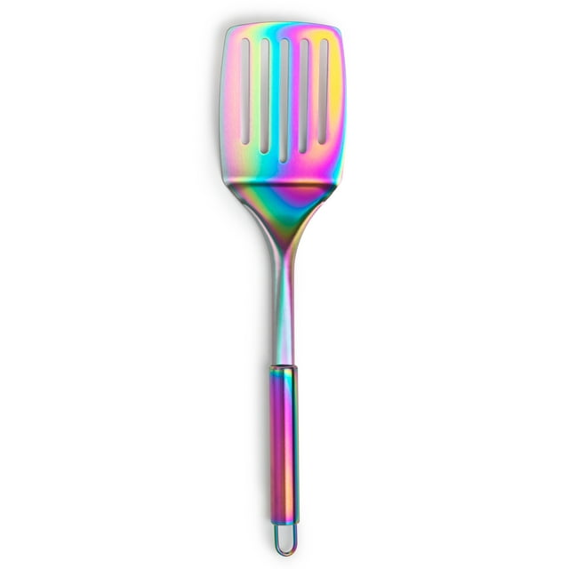 Thyme & Table Stainless Steel Slotted Turner, Rainbow