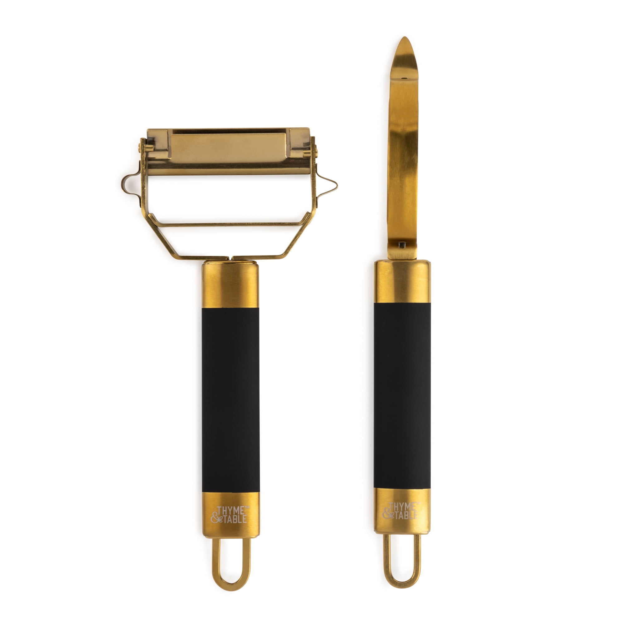 Thyme & Table Stainless Steel Vegetable Peeler, 2-Pack - Walmart.com