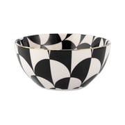 Thyme & Table Emmett Ceramic Cereal Bowl, Black and White, 25 oz