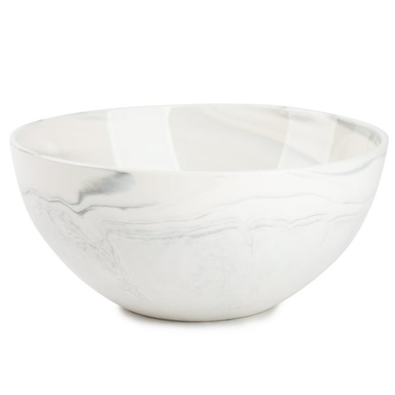 Thyme & Table Grey Marble Ceramic Bowl