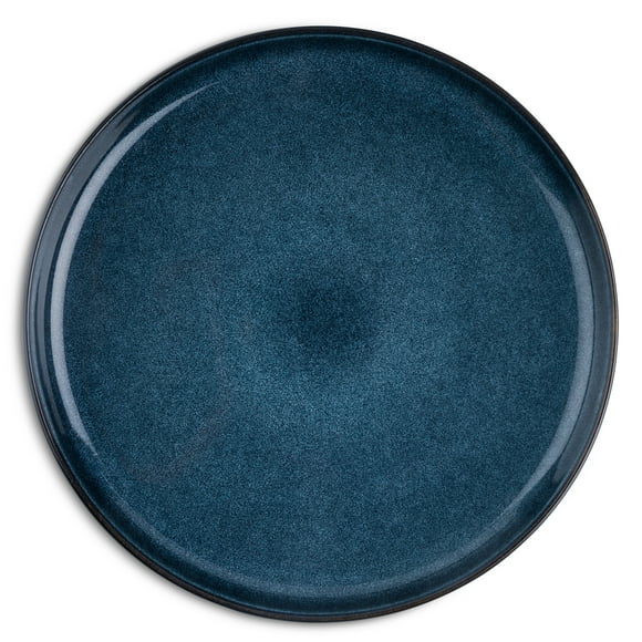 Thyme & Table Altantic Blue Ceramic Dinner Plate
