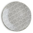 thumbnail interactive-video image 1 of Thyme & Table Dot Ceramic Dinner Plate Black and White, 1 of 6