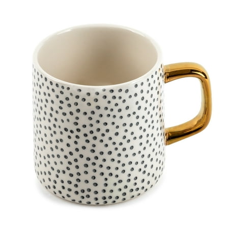 Thyme & Table 14 fl oz Dot Stoneware Mug