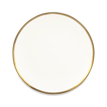 Thyme & Table Stoneware White Salad Plate, Everest Collection