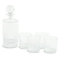 thumbnail interactive-video image 1 of Thyme & Table 27 fl oz Whiskey Decanter & 10oz Cocktail Glasses, Set of 5, 1 of 5