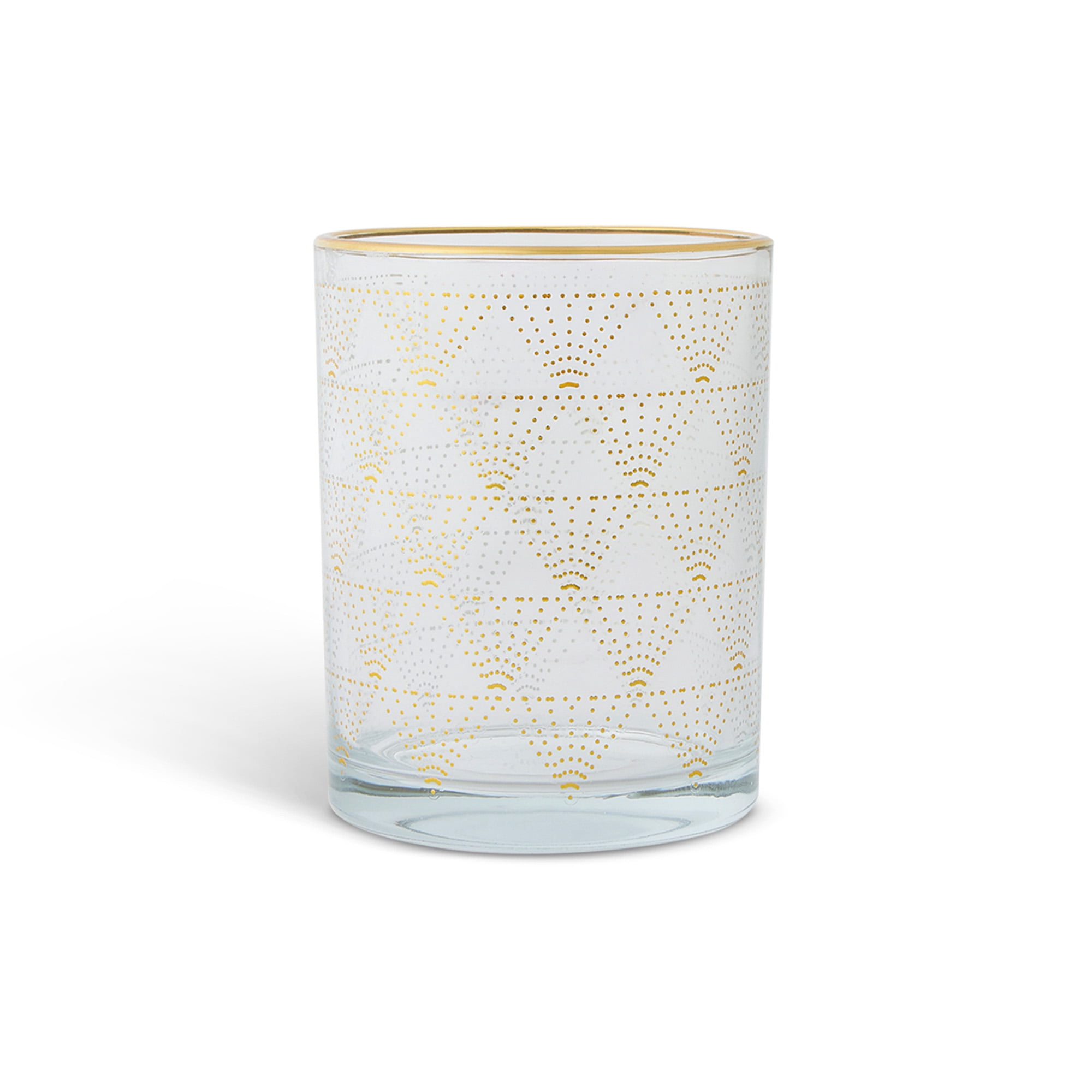 Thyme & Table 11 fl oz Diamond Print Whiskey Rocks Glass