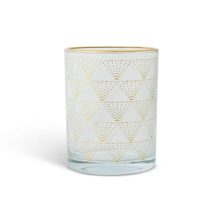 Thyme & Table 11 fl oz Diamond Print Whiskey Rocks Glass