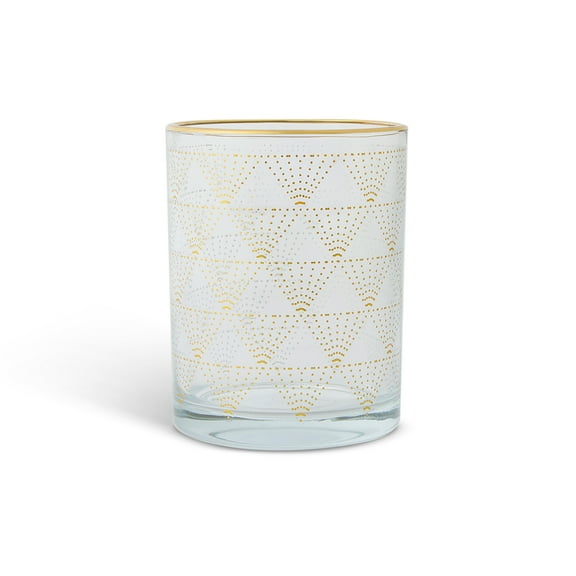 Thyme & Table 11 fl oz Diamond Print Whiskey Rocks Glass