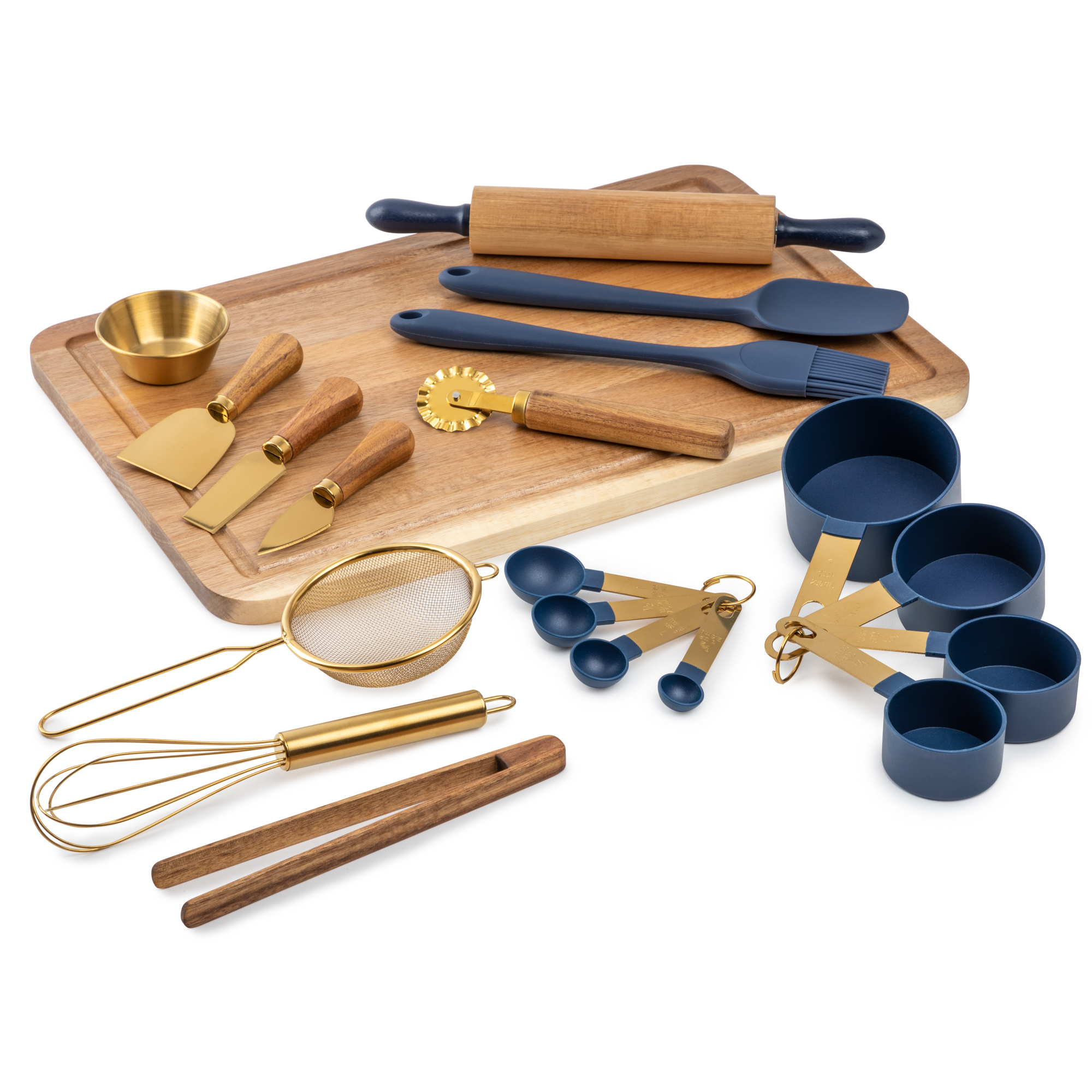 Thyme & Table Wood Board & Silicone Baking Set, 20-Pieces - image 1 of 7