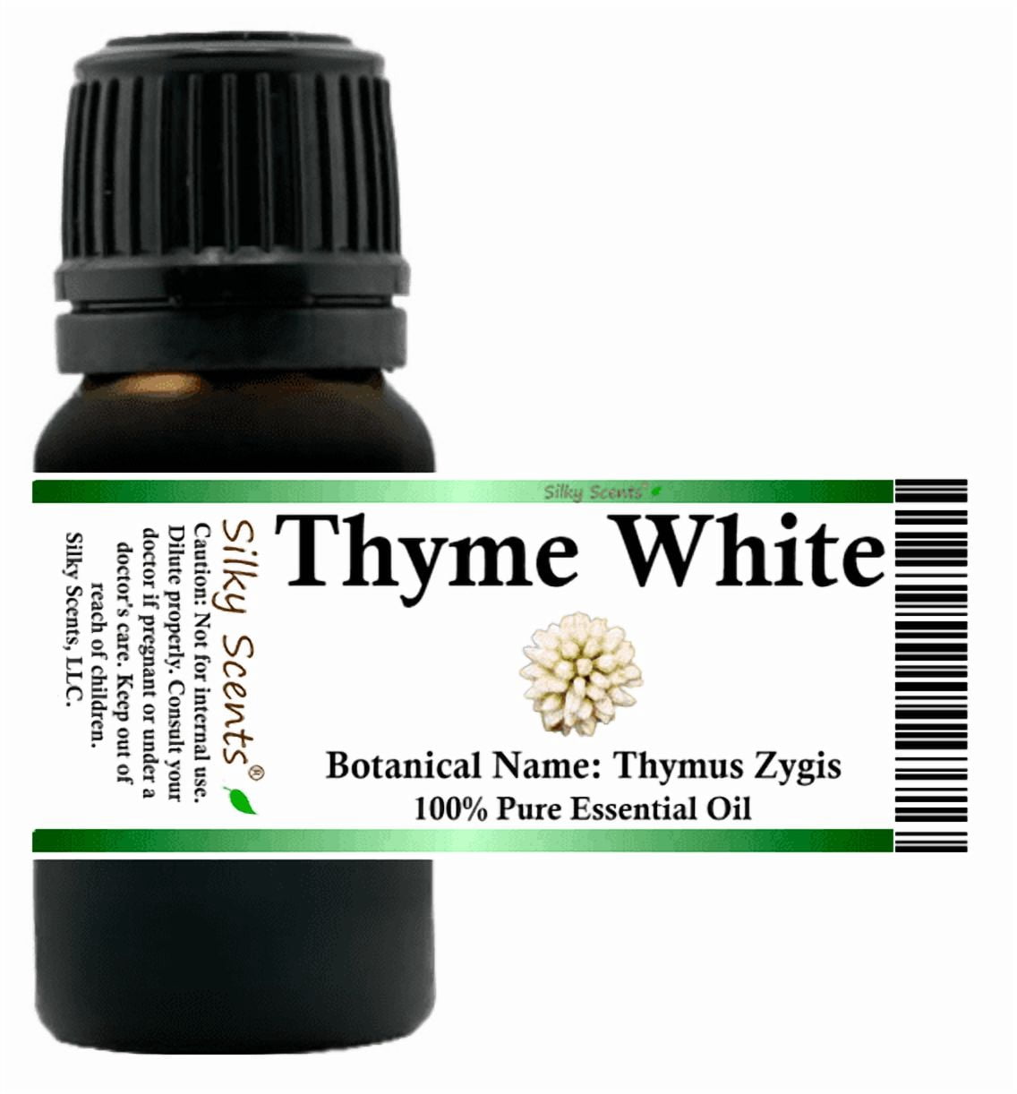 Thyme White Essential Oil 1 fl oz (30 ml) - 100% Pure and Natural by Silky Scents