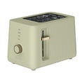 Thyme & Table 2-Slice Toaster, Extra-Wide Slots with Removable Crumb Tray, Eucalyptus Green