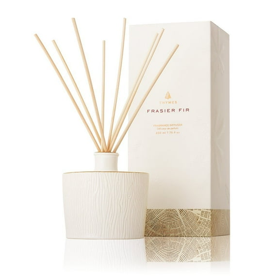 Thymes Frasier Fir Ceramic Reed Diffuser 7.75 oz.
