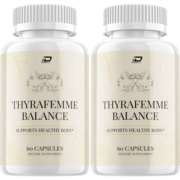 ThyraFemme Balance Capsule - ThyraFemme Balance Advanced Formula for Healthy Body, 2 Pack, 120 Capsules