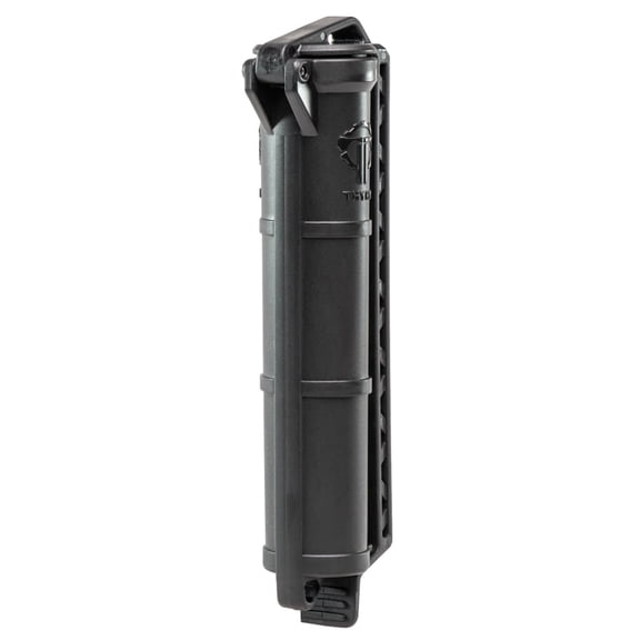 Thyrm CellVault Battery Storage Case, Original Size, Keeps 3 CR123, 4 AAA, or 2 AA, Waterproof, Black