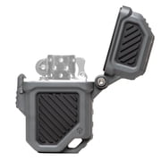 Thyrm PyroVault 2.0 Lighter Armor for Zippo, Z-Plus, Thunderbird, and Blazer Inserts, Urban Black + Grey with Tinder-Quik Firestarter