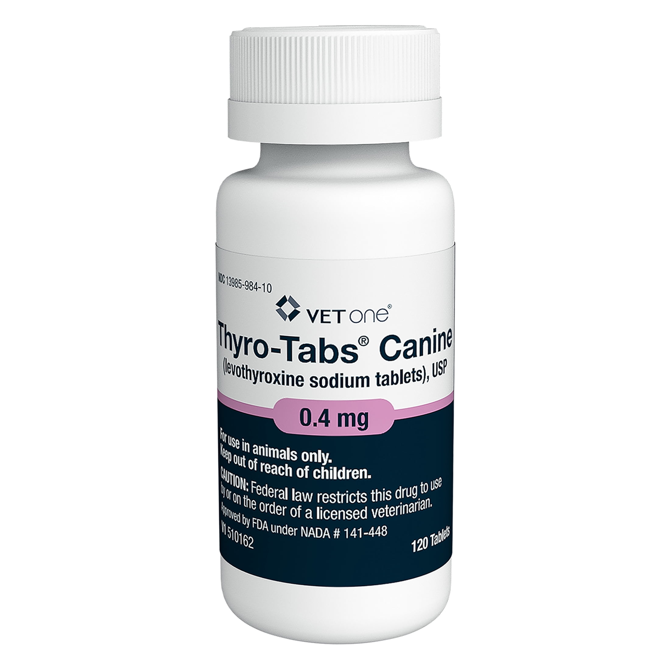 Thyro-Tabs (Levothyroxine Sodium) Canine Tablets, 0.4MG