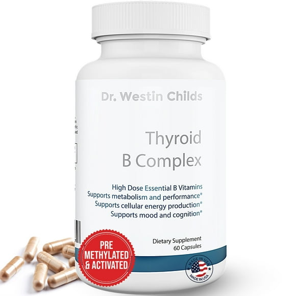 Thyroid B Complex | High Dose Pre-Methylated B Vitamins (60 Servings)