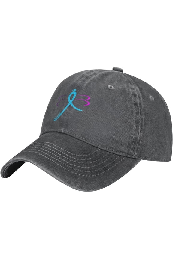 Thyroid Cancer Awareness Hats Baseball Caps Washed Dad Trucker Denim Cowboy Hat
