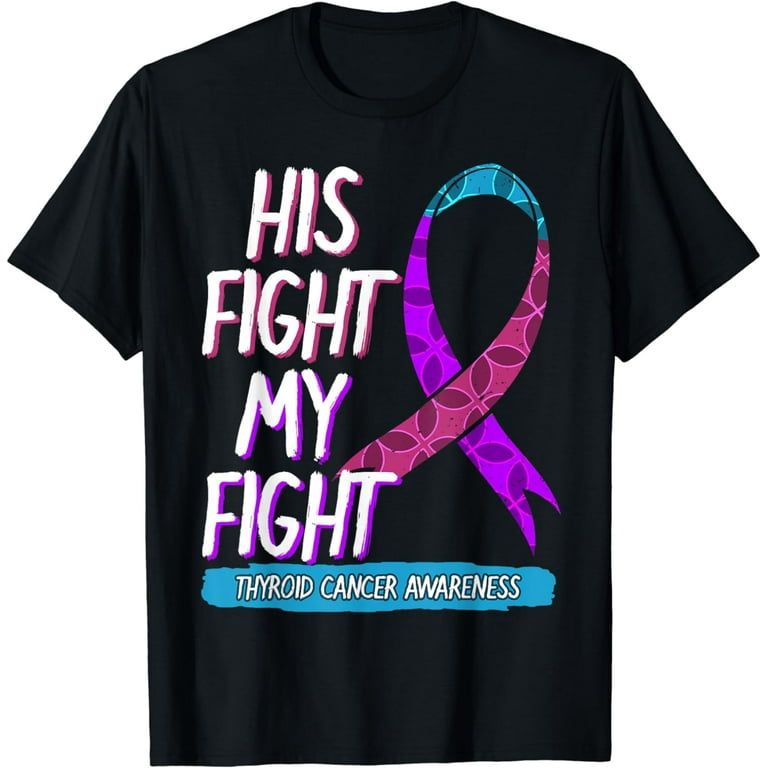 Thyroid Cancer Awareness Ribbon T Shirts Thyroid Cancer Awareness Ribbon T Shirts