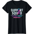 thumbnail image 1 of Thyroid Cancer Support Squad, Friend Family Awareness Ribbon T-Shirt, 1 of 4