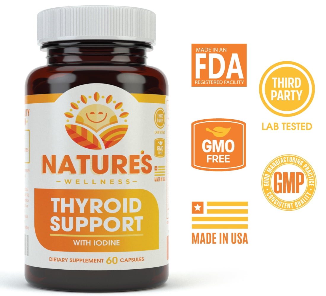 Thyroid Support Complex with Iodine for Energy Levels, Weight Loss
