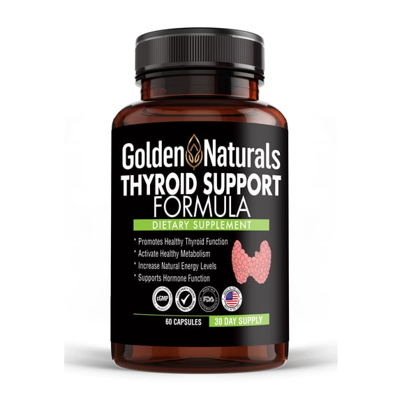 Thyroid Support Formula 60ct, for Healthy Thyroid Function and Metabolism
