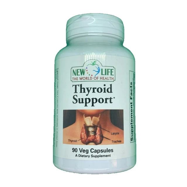 Thyroid Support Glandular Health Supplement 90 Veg Capsules