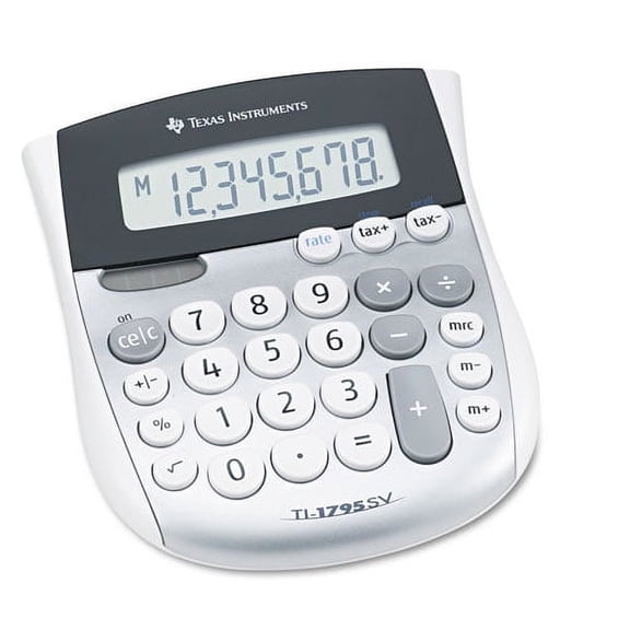 Ti-1795sv Minidesk Calculator, 8-Digit Lcd | Bundle of 2 Each