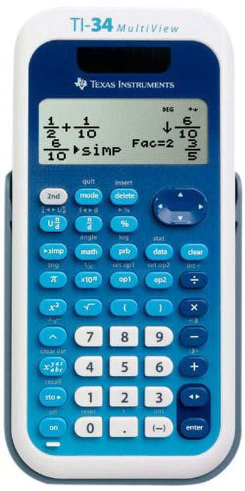 Ti-34 Multiview Scientific Calculator, 16-Digit Lcd | Bundle of 5 Each