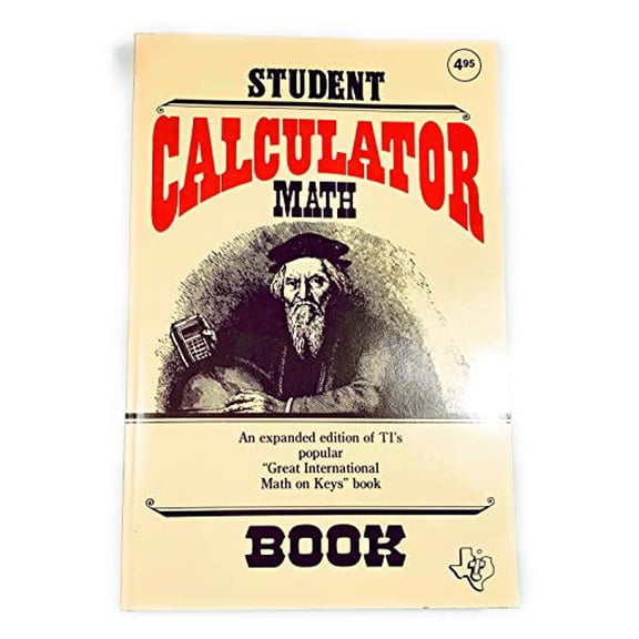 Pre-Owned Student Calculator Math Book (Paperback) 0895120399 9780895120397