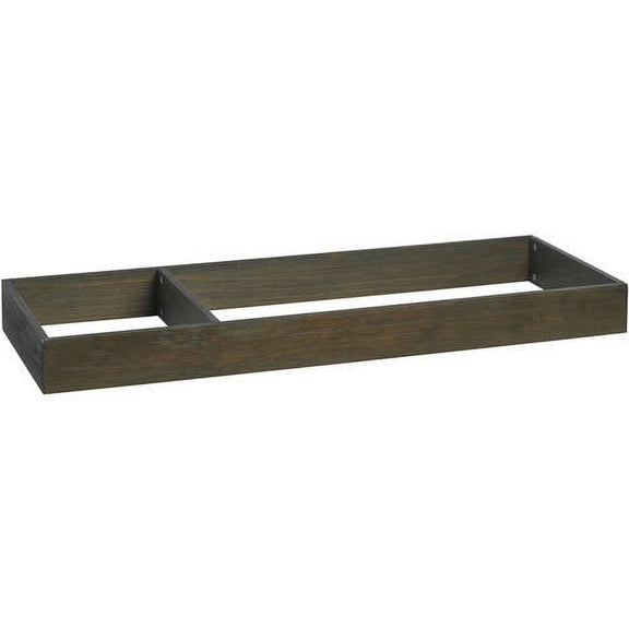 Ti Amo Diaper Changing Table, Wire Brushed Brown Finish