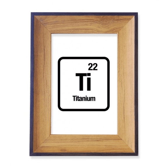 Ti Checal Element chem Science Photo Frame Exhibition Display Art Desktop Painting